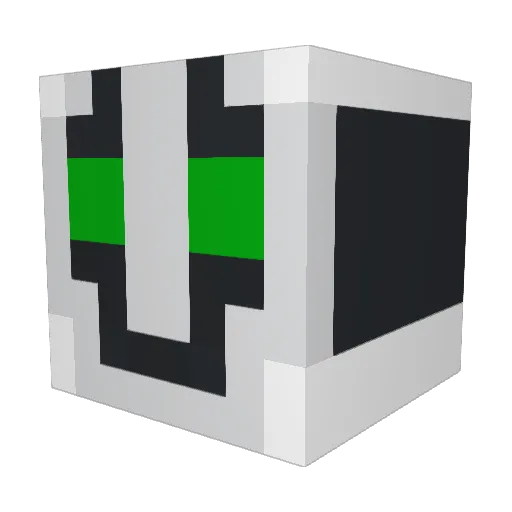 Spacefeet Minecraft avatar head, 3D render