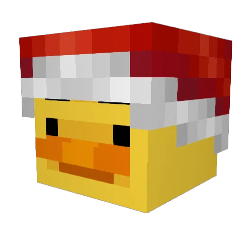 Spacelaxy Minecraft avatar head, 3D render