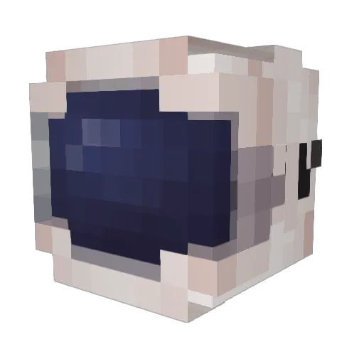 Spaceman00420 Minecraft avatar head, 3D render