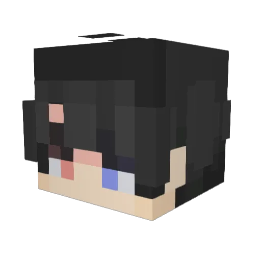 Spaceman_Sam_ Minecraft avatar head, 3D render