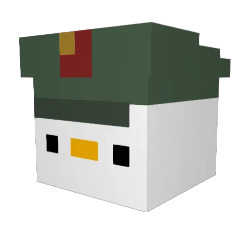 Minecraft-Avatar von Spaceshark060: Kopf als 3D-Render