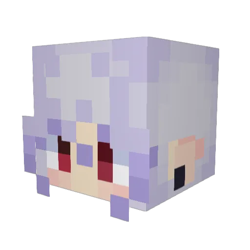 SpaceyParker Minecraft avatar head, 3D render