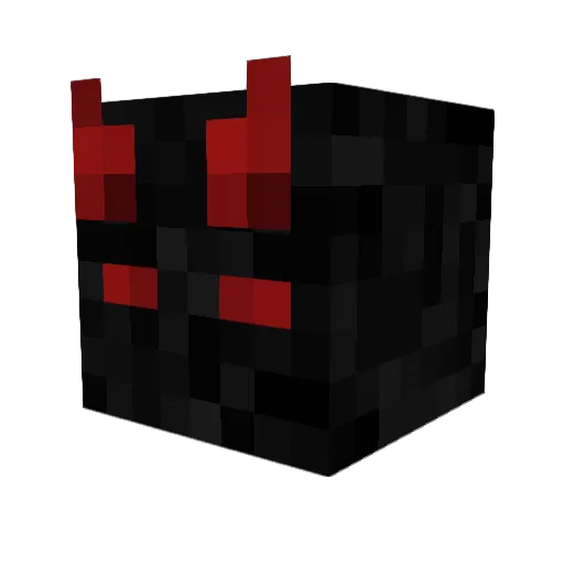 Spaceyhead Minecraft avatar head, 3D render