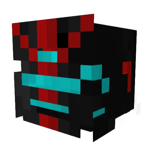 Spaceyy Minecraft avatar head, 3D render