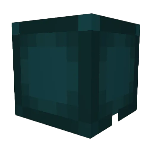 Spacime Minecraft avatar head, 3D render