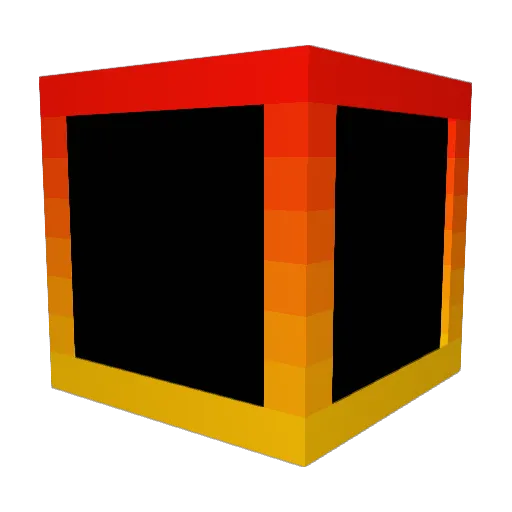 Spacse Minecraft avatar head, 3D render