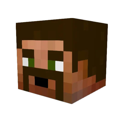Spacy_Cadette Minecraft avatar head, 3D render
