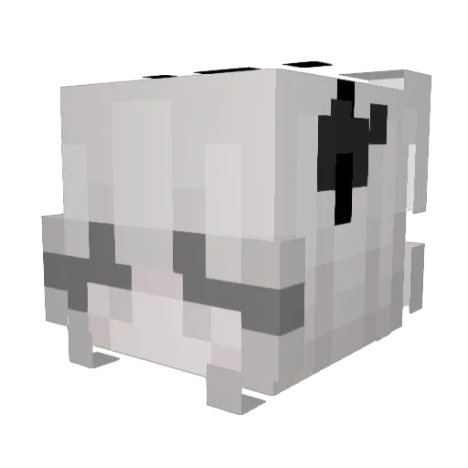 SpadeTheOriginal Minecraft avatar head, 3D render
