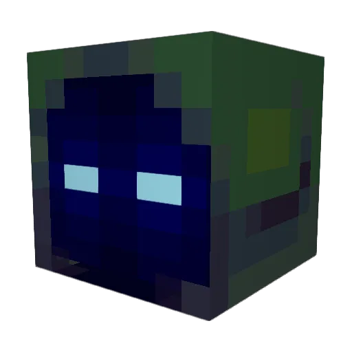 Spadez17 Minecraft avatar head, 3D render