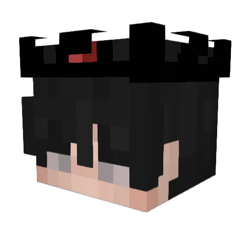 SpaghetRegret Minecraft avatar head, 3D render
