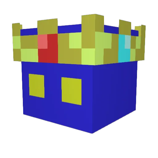 SpaghetiSuperior Minecraft avatar head, 3D render