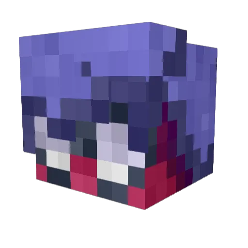 Spaidi91 Minecraft avatar head, 3D render