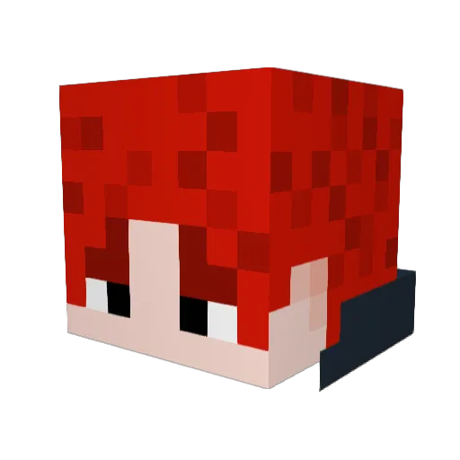 Spalleto Minecraft avatar head, 3D render