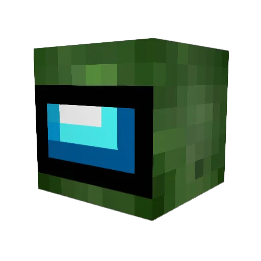 Spam2391 Minecraft avatar head, 3D render