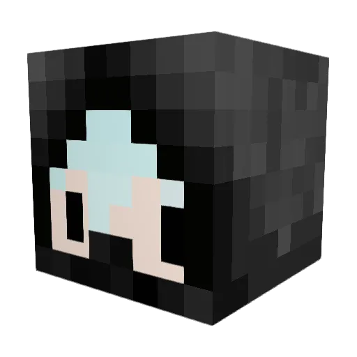 SpamIsHam Minecraft avatar head, 3D render