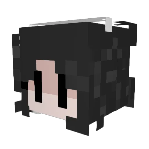SpammyDewdy Minecraft avatar head, 3D render