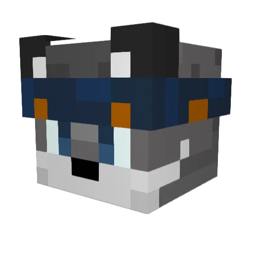 Spancerr Minecraft avatar head, 3D render