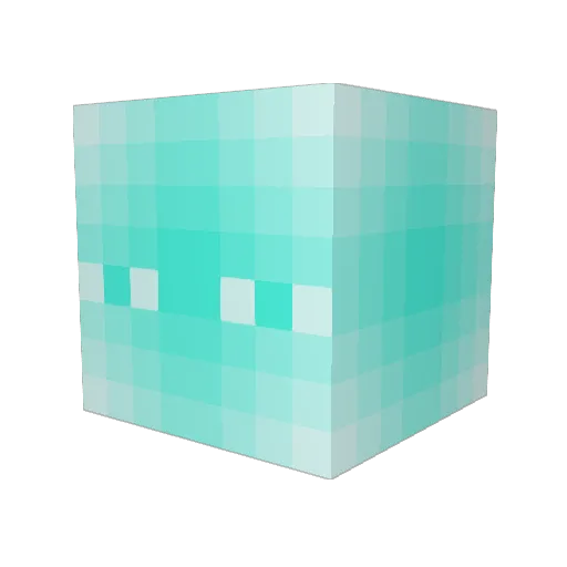 SpanchyBunzzz Minecraft avatar head, 3D render
