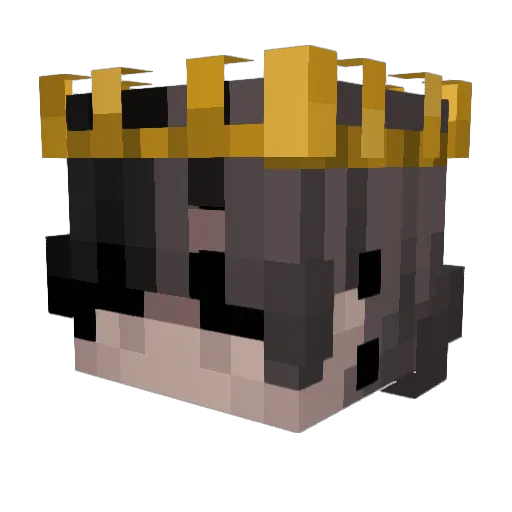 Spangudel Minecraft avatar head, 3D render
