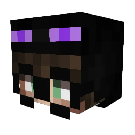 SpanierPascal Minecraft avatar head, 3D render