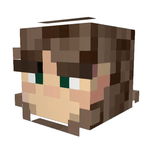 SpanishMobster Minecraft avatar head, 3D render