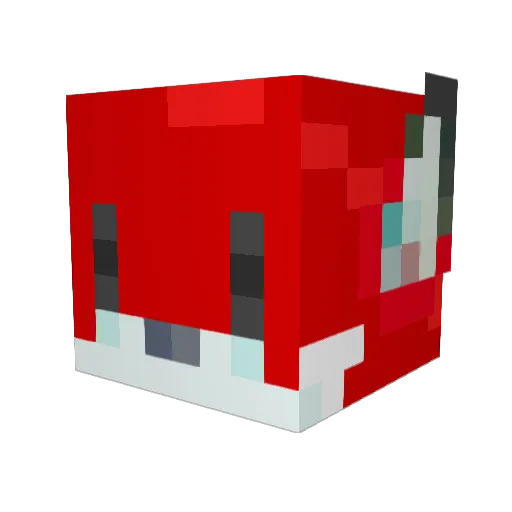 SpankyHD Minecraft avatar head, 3D render