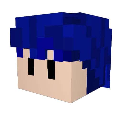 Spanner315 Minecraft avatar head, 3D render