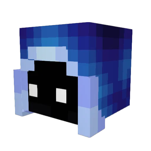 Spantime Minecraft avatar head, 3D render