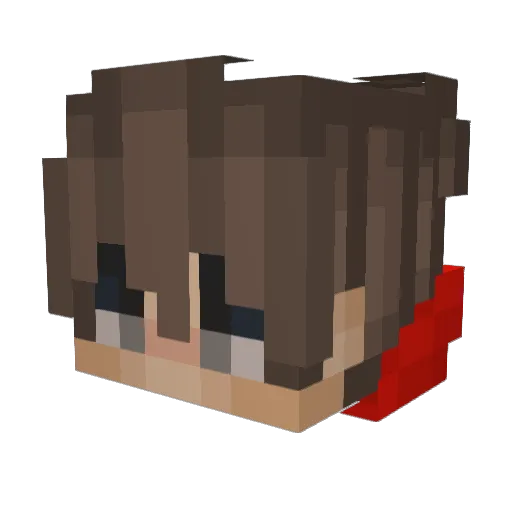 SparX06 Minecraft avatar head, 3D render