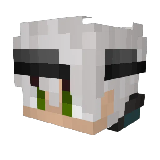 Sparck025 Minecraft avatar head, 3D render