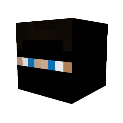 Sparda23 Minecraft avatar head, 3D render