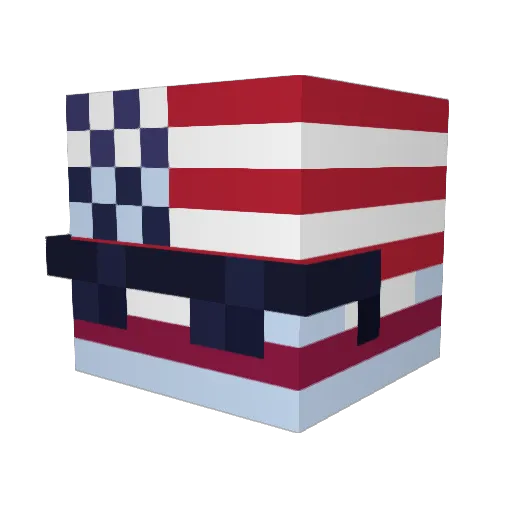 SparedQuasar410 Minecraft avatar head, 3D render
