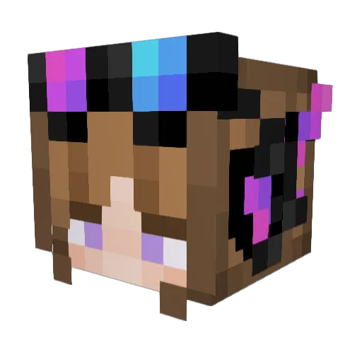 Spark5382 Minecraft avatar head, 3D render