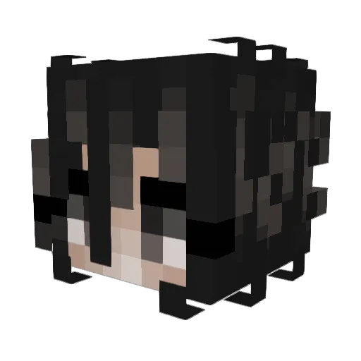 SparkAvinson Minecraft avatar head, 3D render
