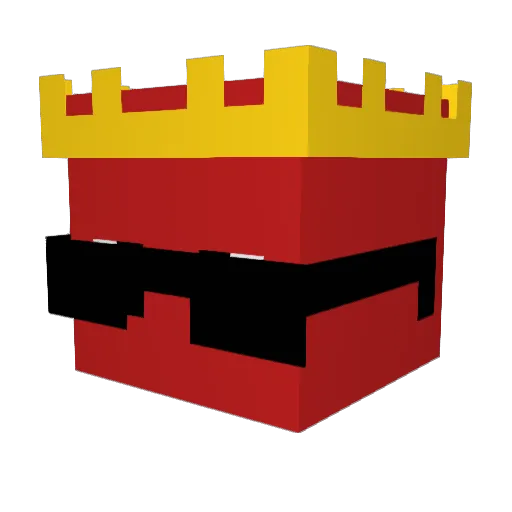 SparkRy Minecraft avatar head, 3D render