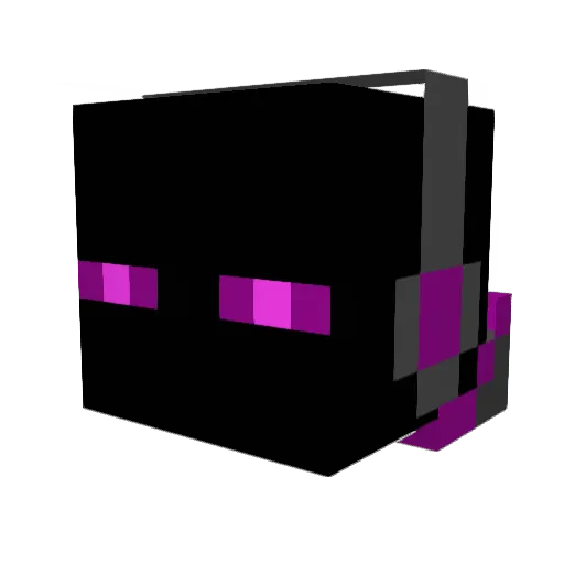 SparkShanks Minecraft avatar head, 3D render