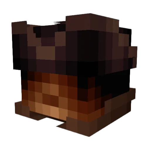 SparkSharks Minecraft avatar head, 3D render
