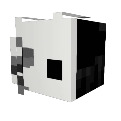 Spark_Tesla Minecraft avatar head, 3D render