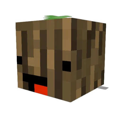 Sparked99 Minecraft avatar head, 3D render