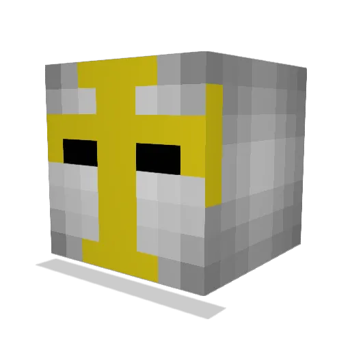 Sparkie0 Minecraft avatar head, 3D render