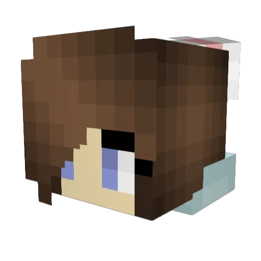 SparkleUnicornMC Minecraft avatar head, 3D render