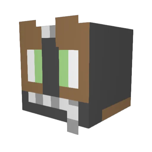SparkleUniverse Minecraft avatar head, 3D render