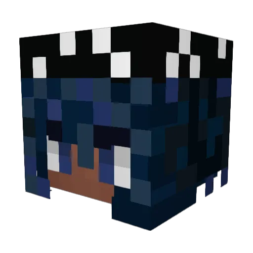 Sparkles034 Minecraft avatar head, 3D render
