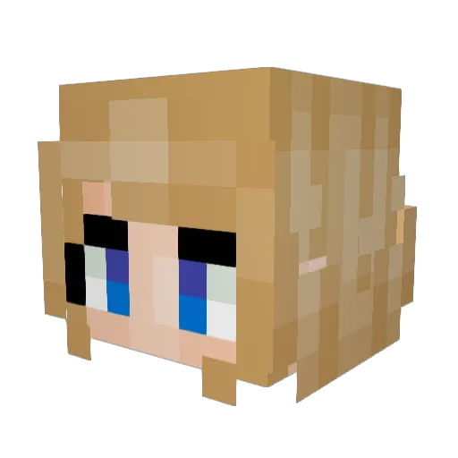 Sparklyspider17 Minecraft avatar head, 3D render