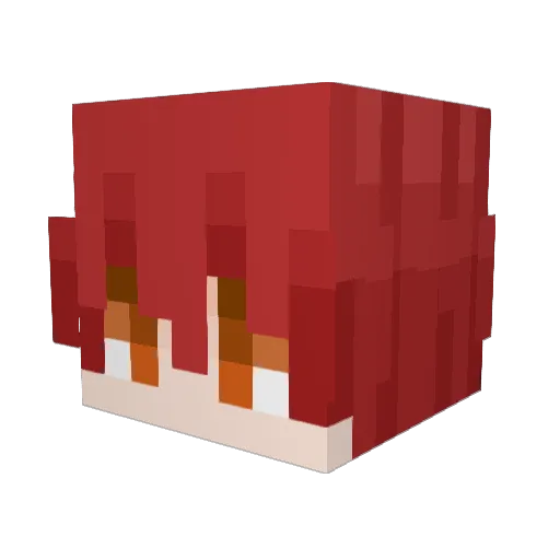 Sparkmx Minecraft avatar head, 3D render