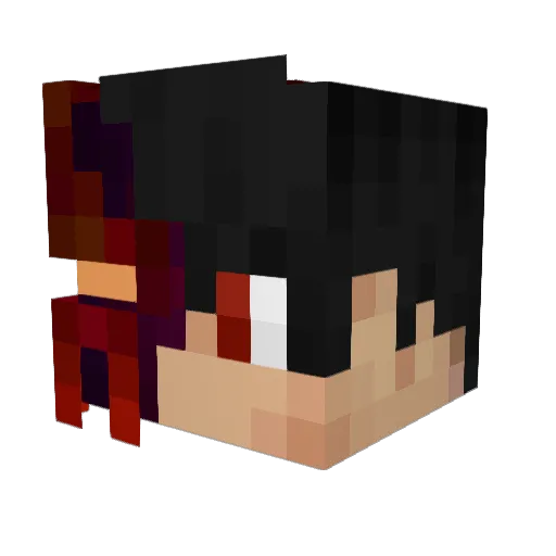 SparkofaStar Minecraft avatar head, 3D render