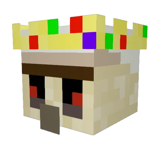 Sparkplug1 Minecraft avatar head, 3D render