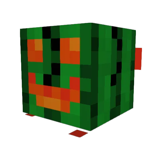 Sparks1k Minecraft avatar head, 3D render