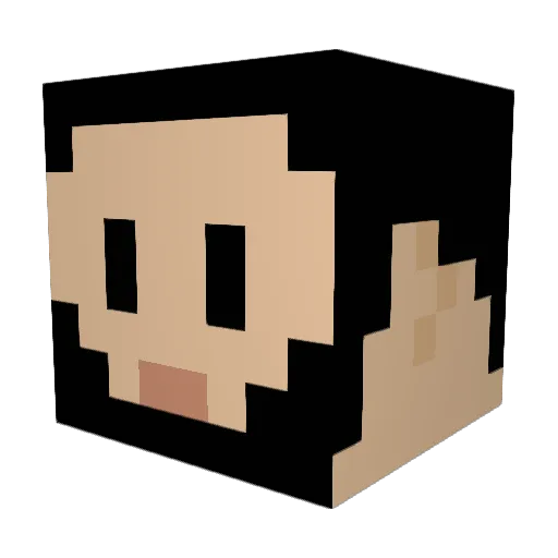 Sparky122915 Minecraft avatar head, 3D render