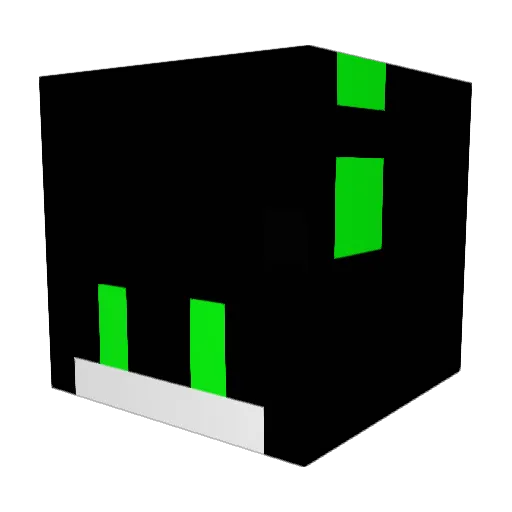 Sparky1904 Minecraft avatar head, 3D render